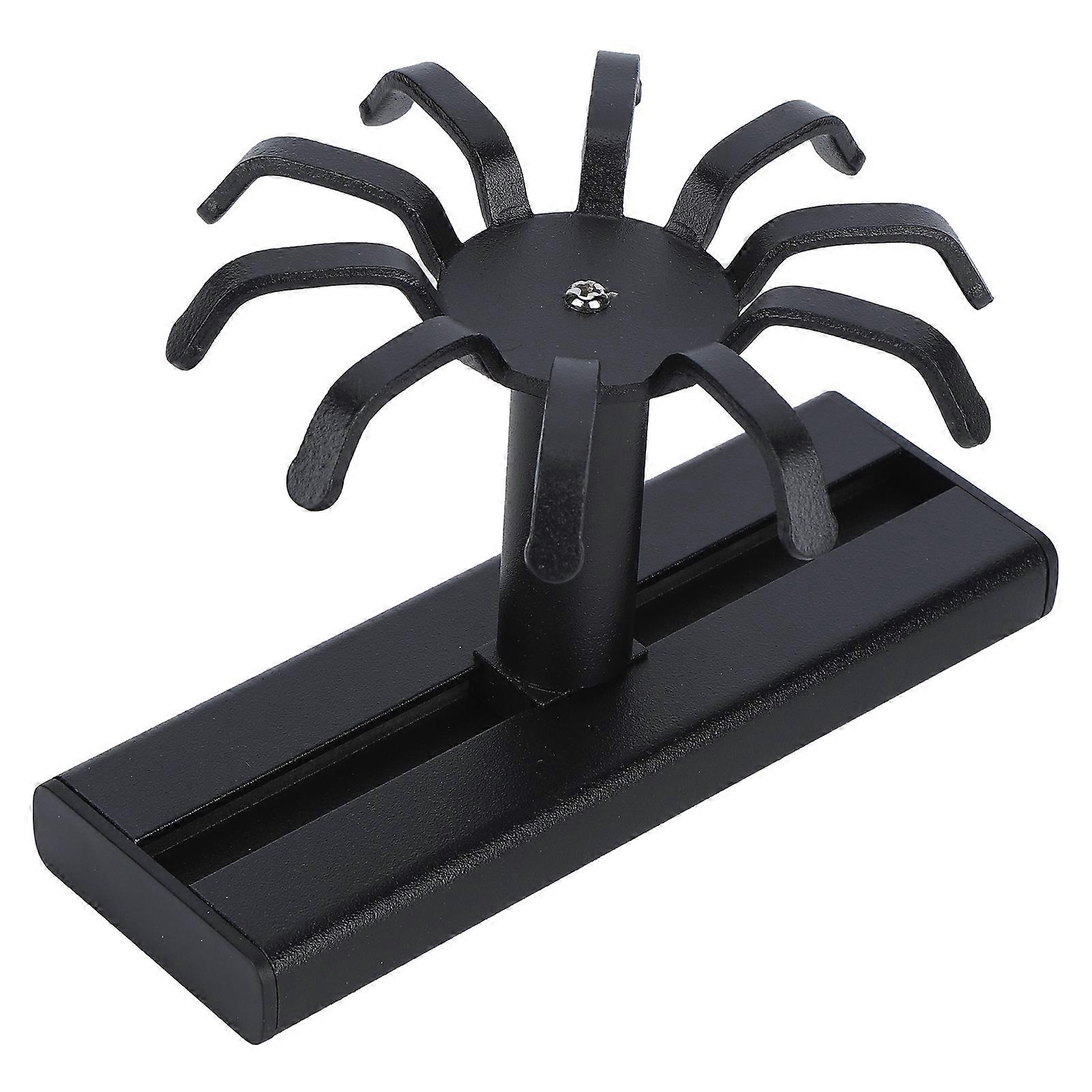 Wall Mounted Hook Rack Rotating Removable Hooks Spatula Spoon Hanging Storage Holder Kitchen SuppliesSingle without Hook 