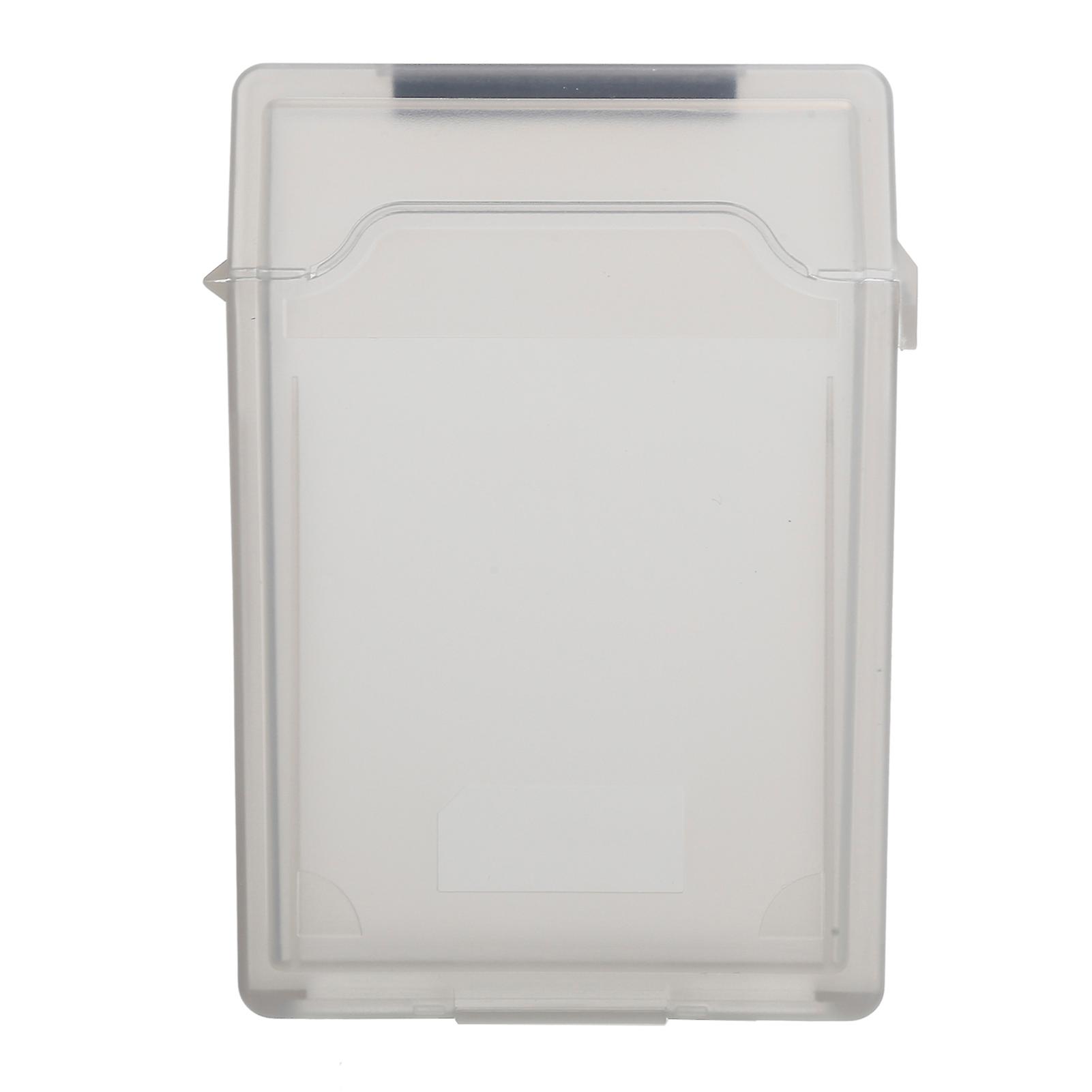 2.5in Hard Disk Storage Box ABS Material HDd SSD Dustproof and AntiStatic Protection Case(Gray )