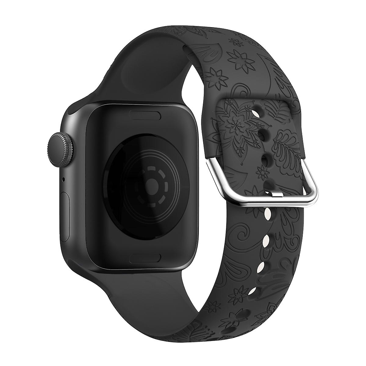 Engraved Bands for Apple Watch Series 1 2 3 38mm/9/8/7 41mm/6/5/4/SE (2022)/SE (2023)/SE 40mm Strap 