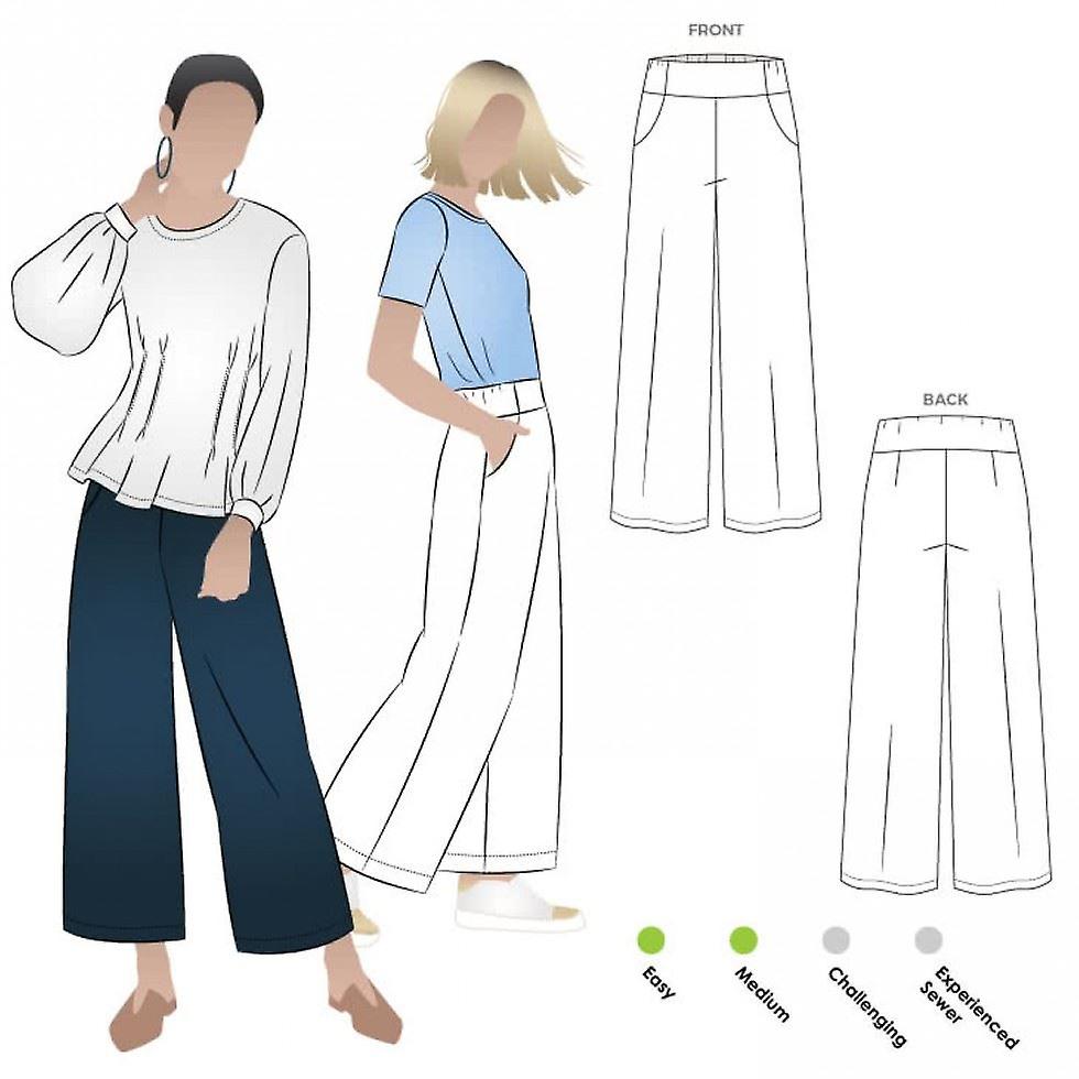 Style Arc Sewing Pattern Fifi Pants Sizes 18-30