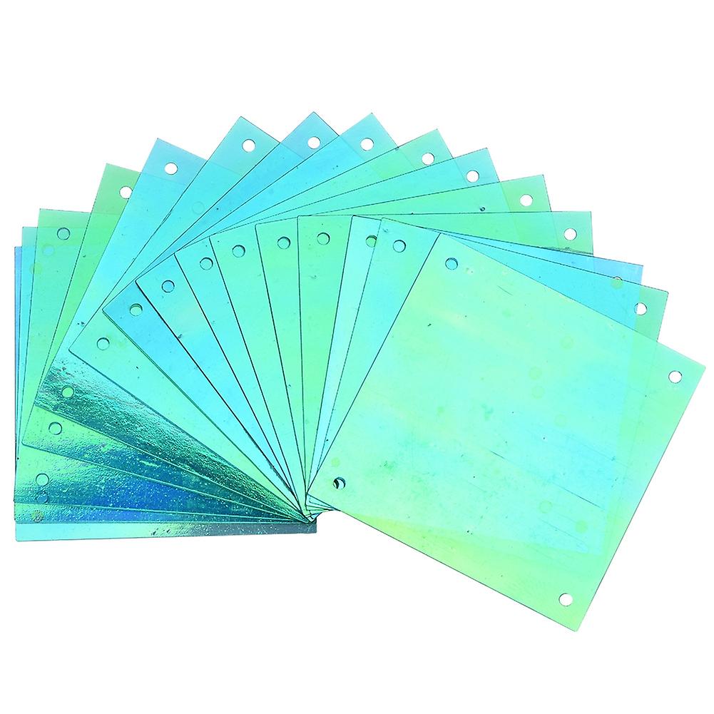 50G PVC 4 Corner Hole Square Sequins Wedding