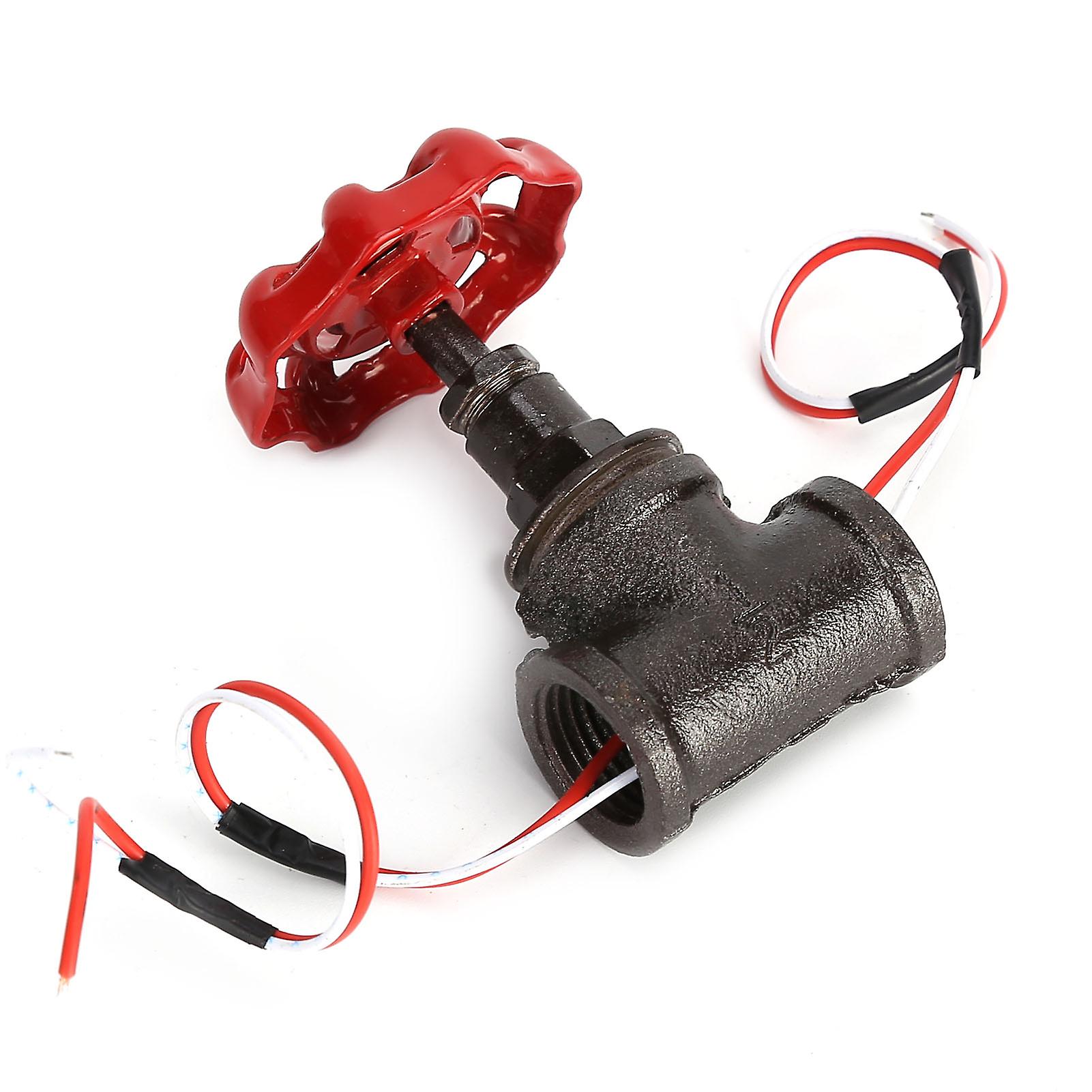 Retro Steampunk Style G1/2in Stop Valve Light Switch with Wire for Water Pipe Lamp Vintage Lamp