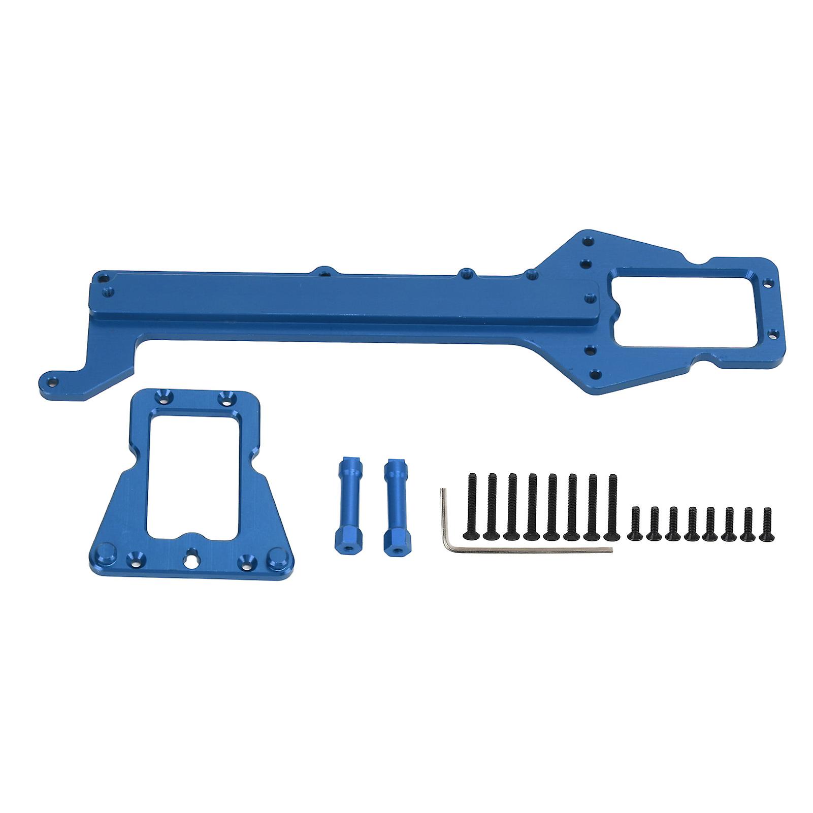 High Strength RC Alloy Upper Chassis Plate Replacement for Traxxas LaTrax Teton 1/18 RC Car Durable Blue