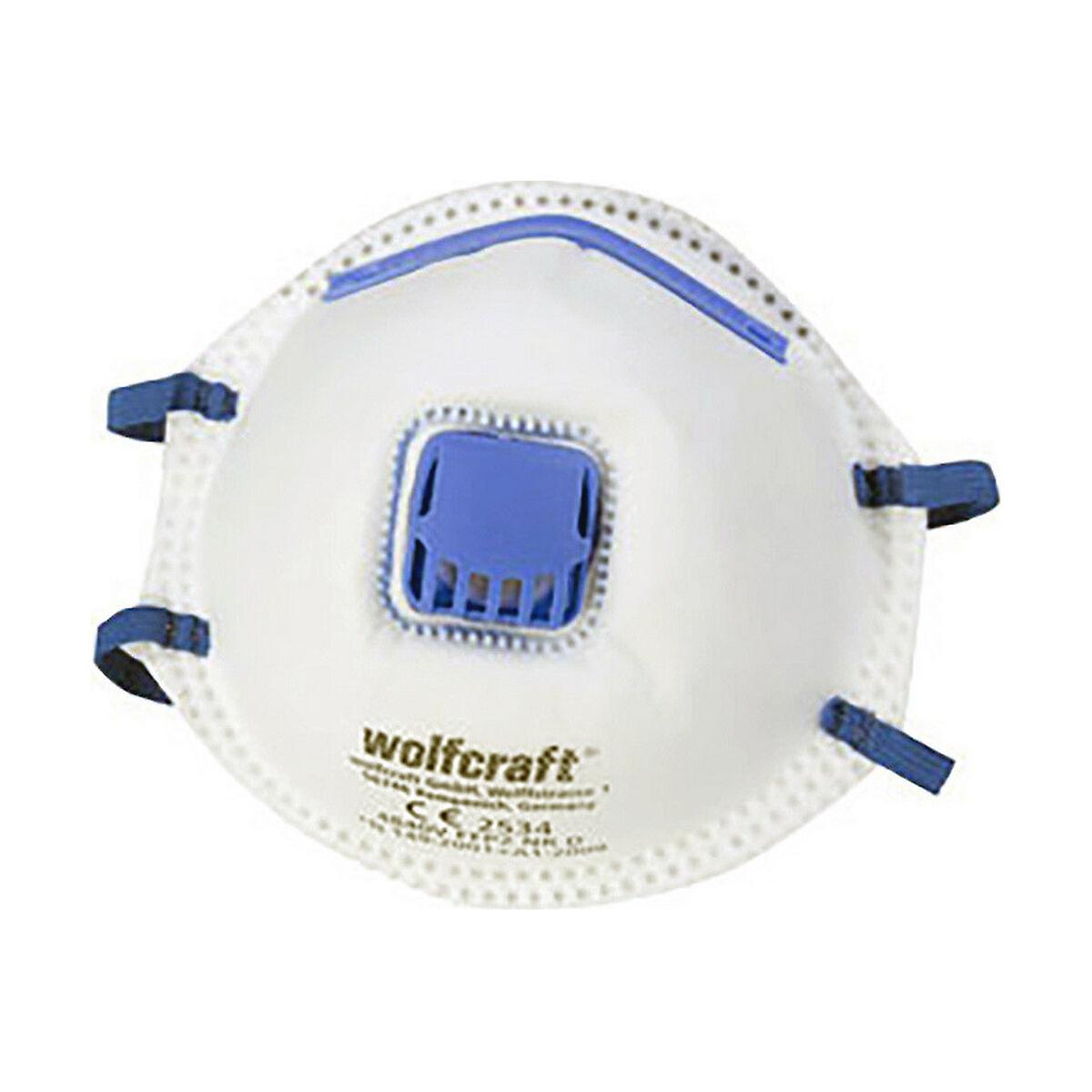 Skyddsmask Wolfcraft 4840000 (3 Enheter)