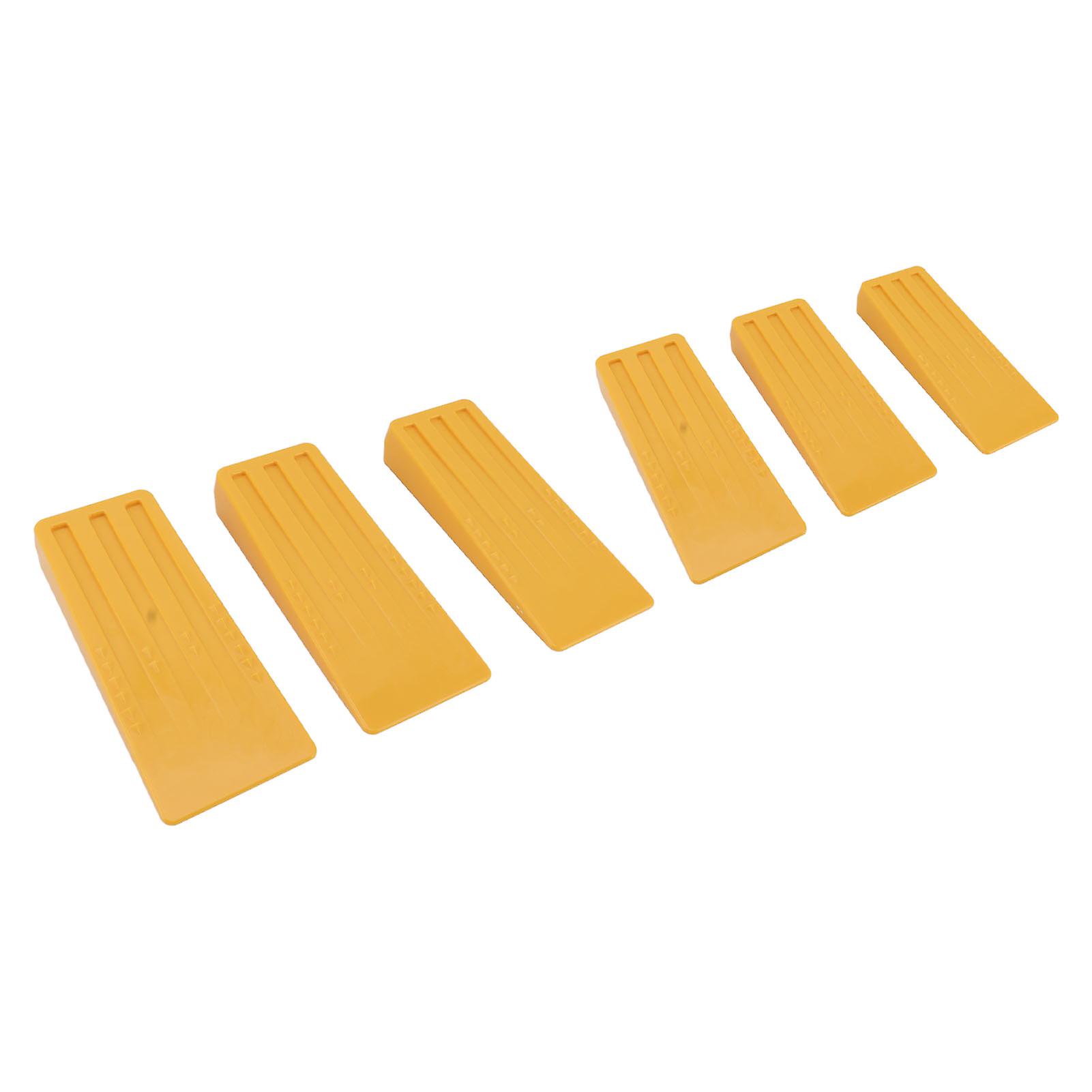 Touch Chainsaw Tree Wedges 6 Pcs 20cm Tree Wedges Plastic Felling Wedges Chainsaw Loggers Supplies for Tree Cutting Falling Bucking
