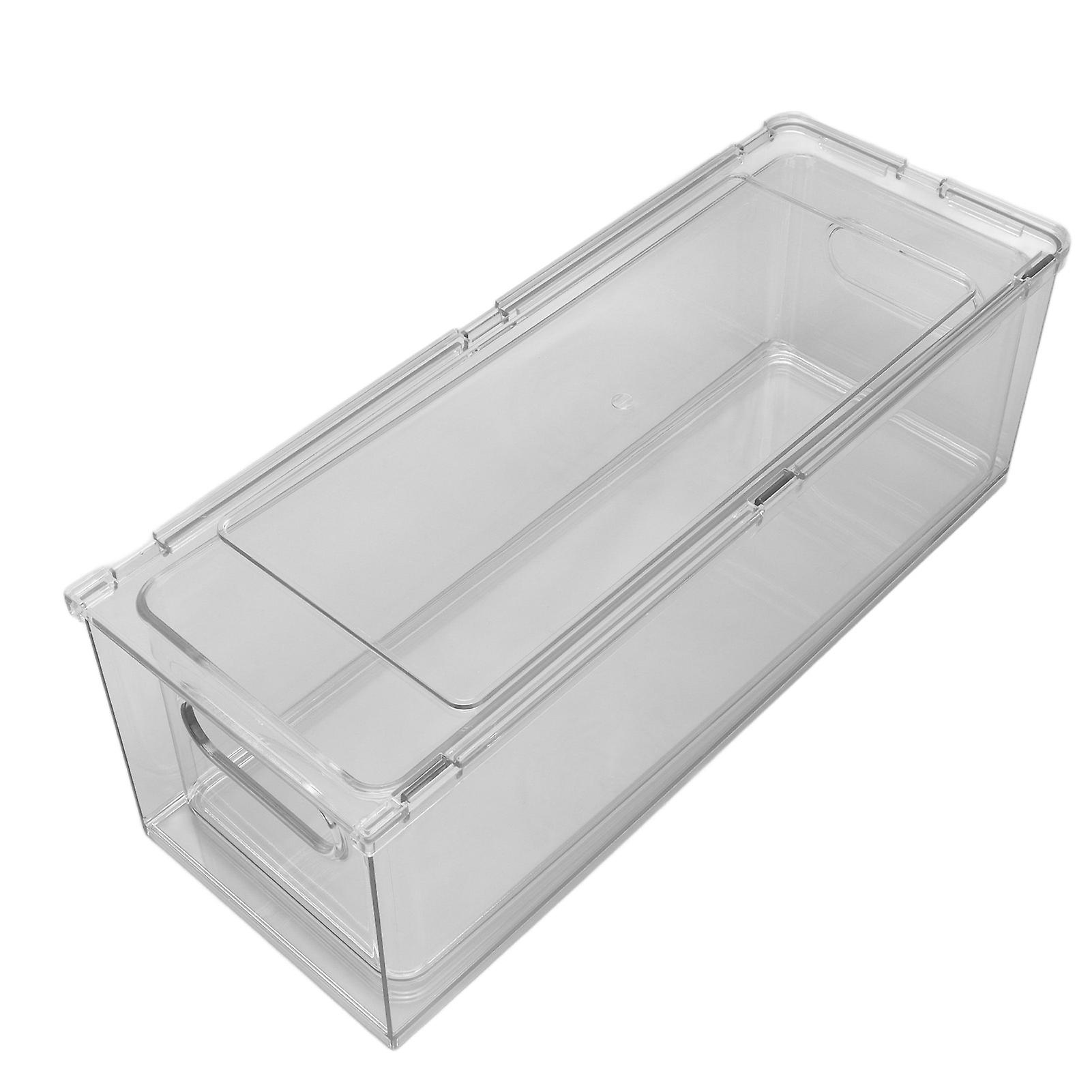 Drawer Storage Box Multifunctional Stackable Storage Container for Toothpaste Hairspray Soap Makeup Wipes Facial Tissue 3L 