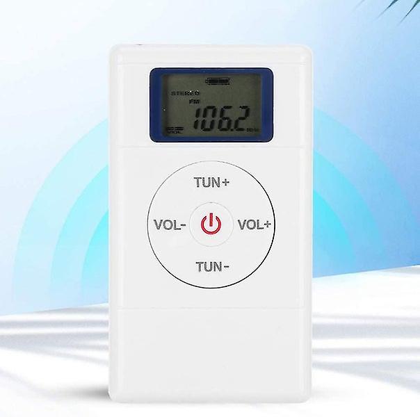 Portable AM/FM Mini Digital Stereo Personal Radio