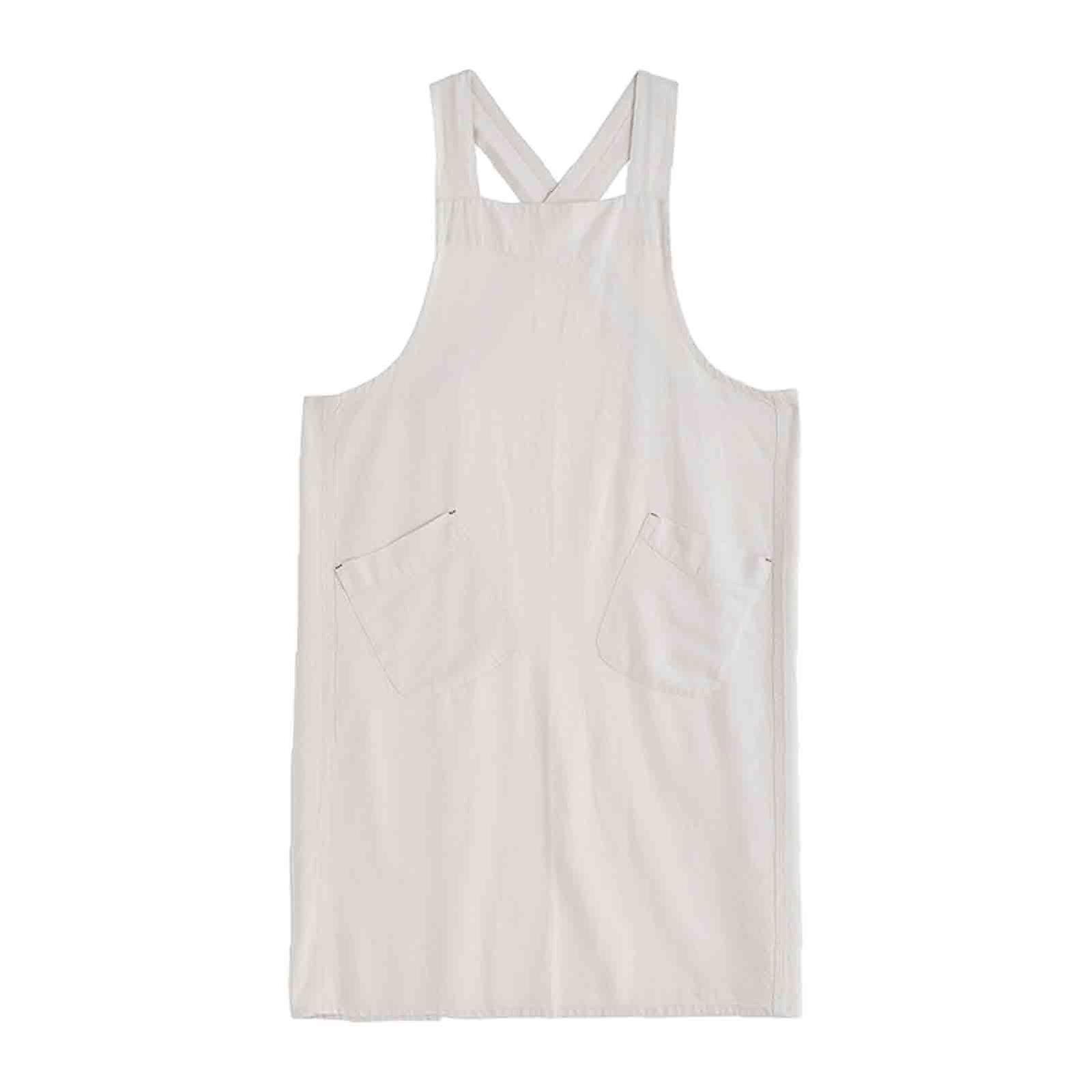 Workshop Apron Painting Apron Soft and Comfortable Stain Resistant Carpenter Apron Solid Color for Kitchen Flower Shop Garage