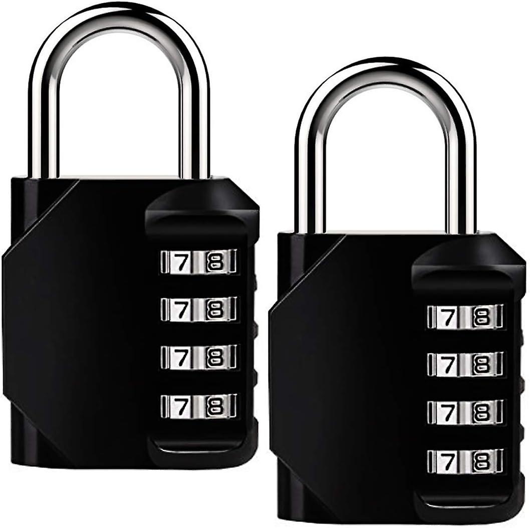 Combination Padlock with 4 digits Code for Cabinets Suitcase 2PCS