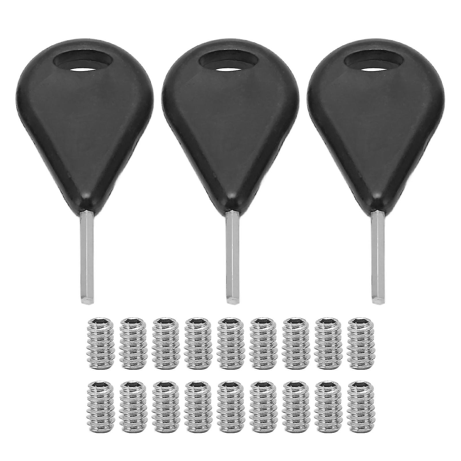 - 18 Lightweight Replacement Screws & 3 Fin Keys for Surfing