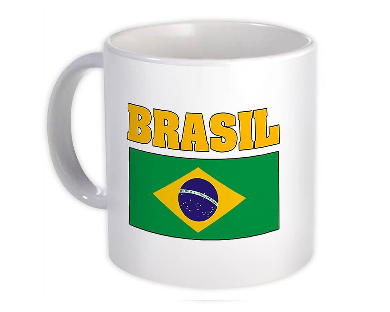 Gift Mug: Brazil Flag