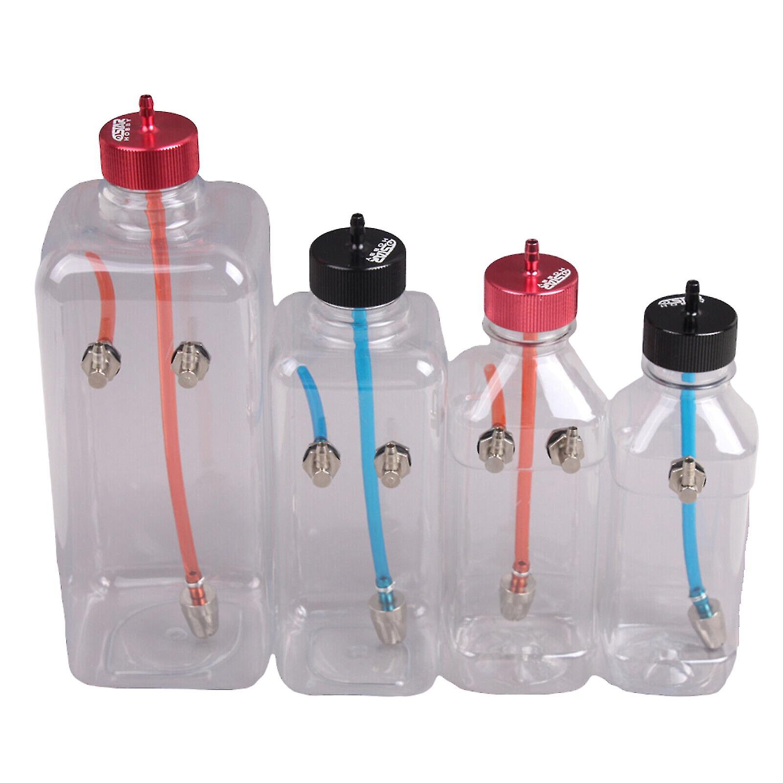1500ml läpinäkyvä vuodonestopolttoainesäiliön öljylaatikko bensiinilentokoneelle rc jd