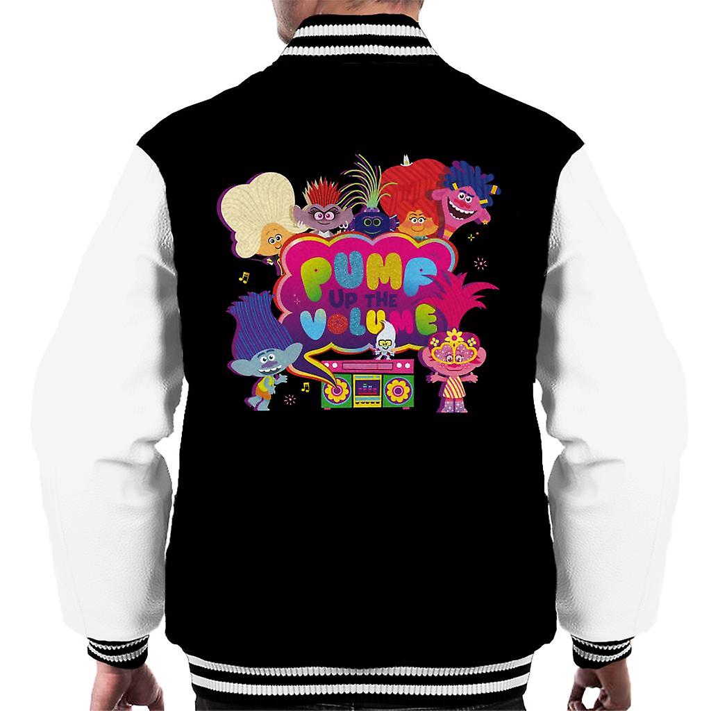 Trolls Pump Up The Volume Men's Varsity Jacket