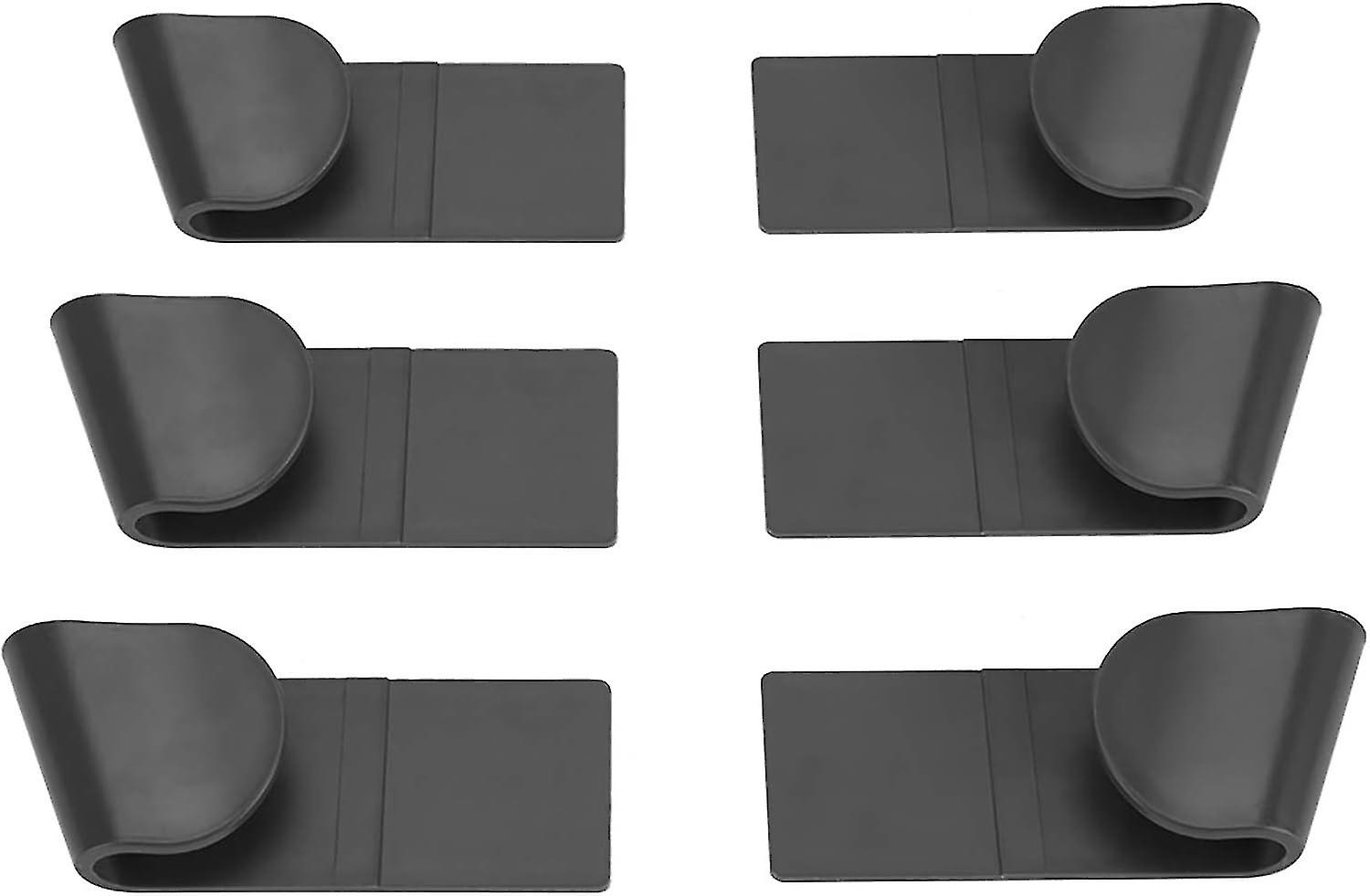 6Pcs Wall Mounted Pot Lid Storage Rack Unperforated Home Pot Lid Rack is very suitable for restauran