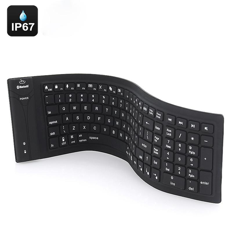 JA-11 108-keys Foldable Silicone Bluetooth Keyboard