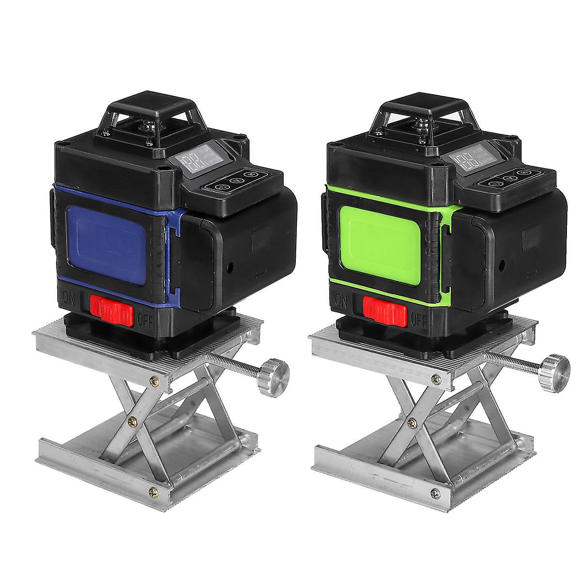 Rotary Laser Level Green 16 Lines 3d 360 Cross Line Self Leveling Measure Tool
