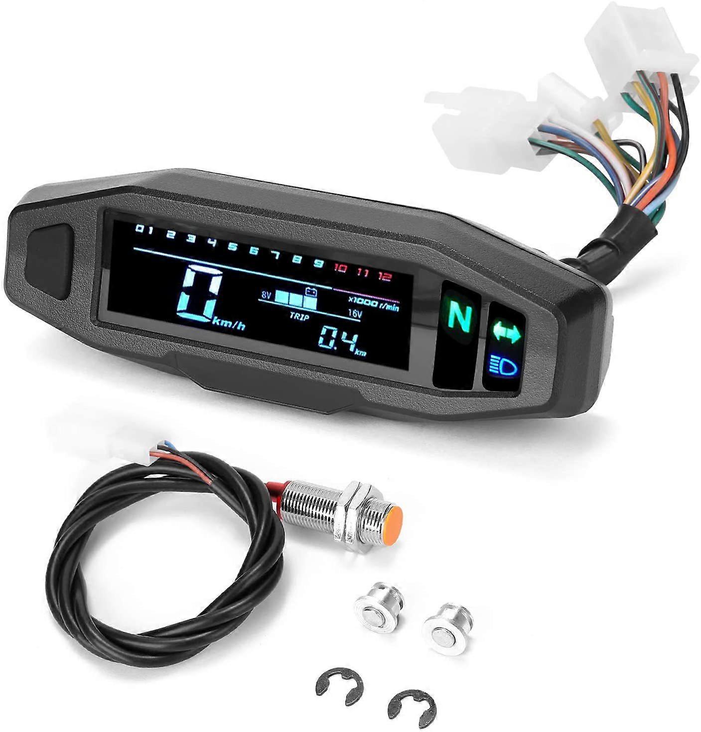 Motorcycle Modified Hd Lcd Speedometer