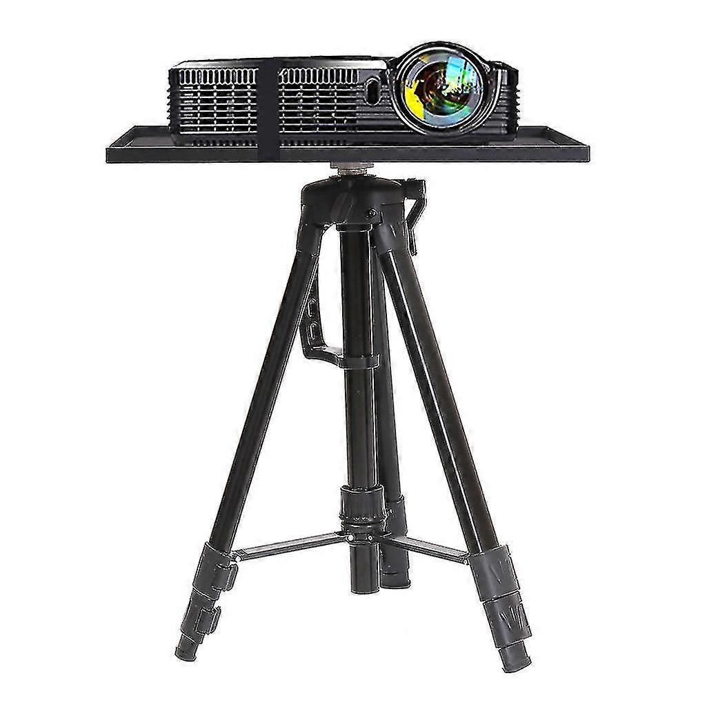 Adjustable Tripod Projector Stand Table With Tray For Laptop Dj Karaoke Holder
