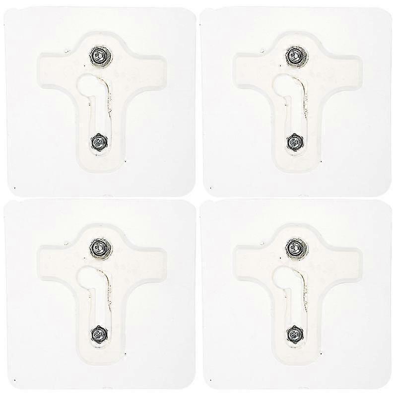 4pcs Storage Hooks, Adhesive Nails Hook