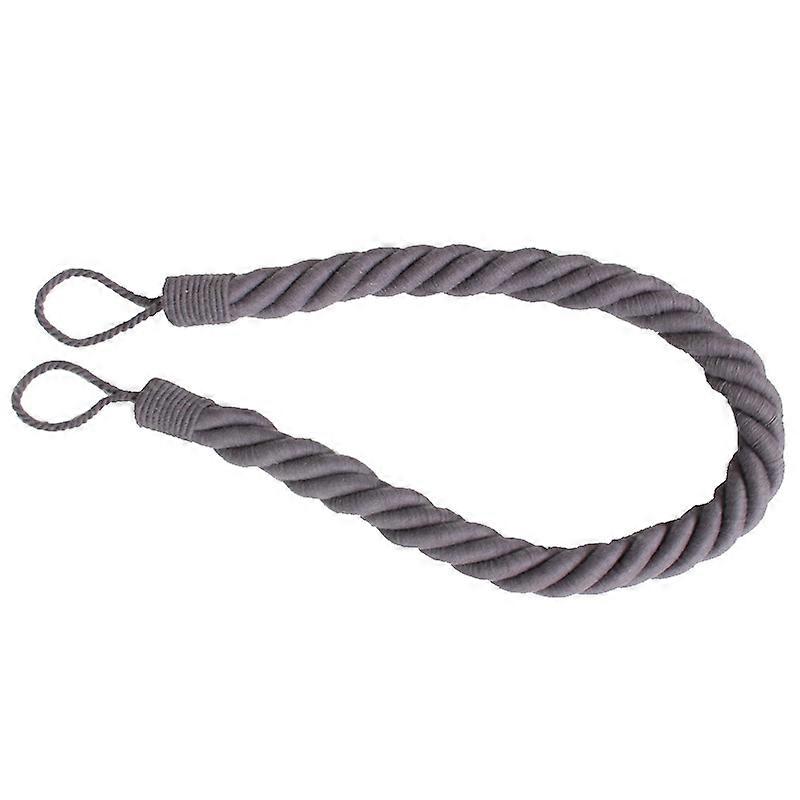 Curtain Tieback Textile Cord 80cm gray