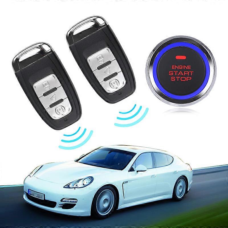 Autostart Kit Car Key Systems Key blade less Push Start System Accessorie Universal 12V  Alarm Auto Start Stop System Remote Control Engine Ignition