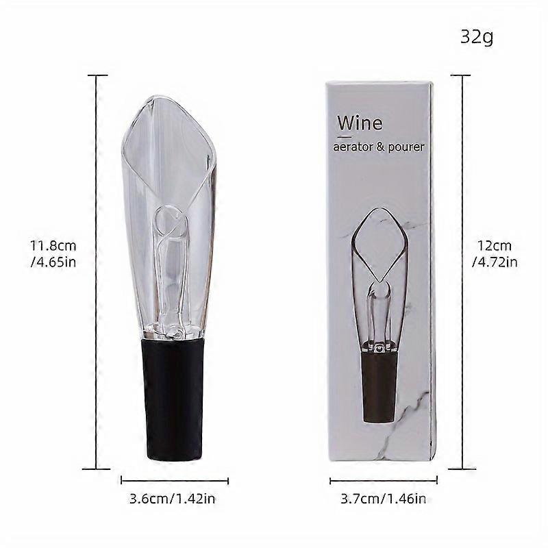 プレミアムワインエアレーターポアラーセット、グラス付き - 味と香りを強化し、ホームバーのアクセサリーやギフトに最適
