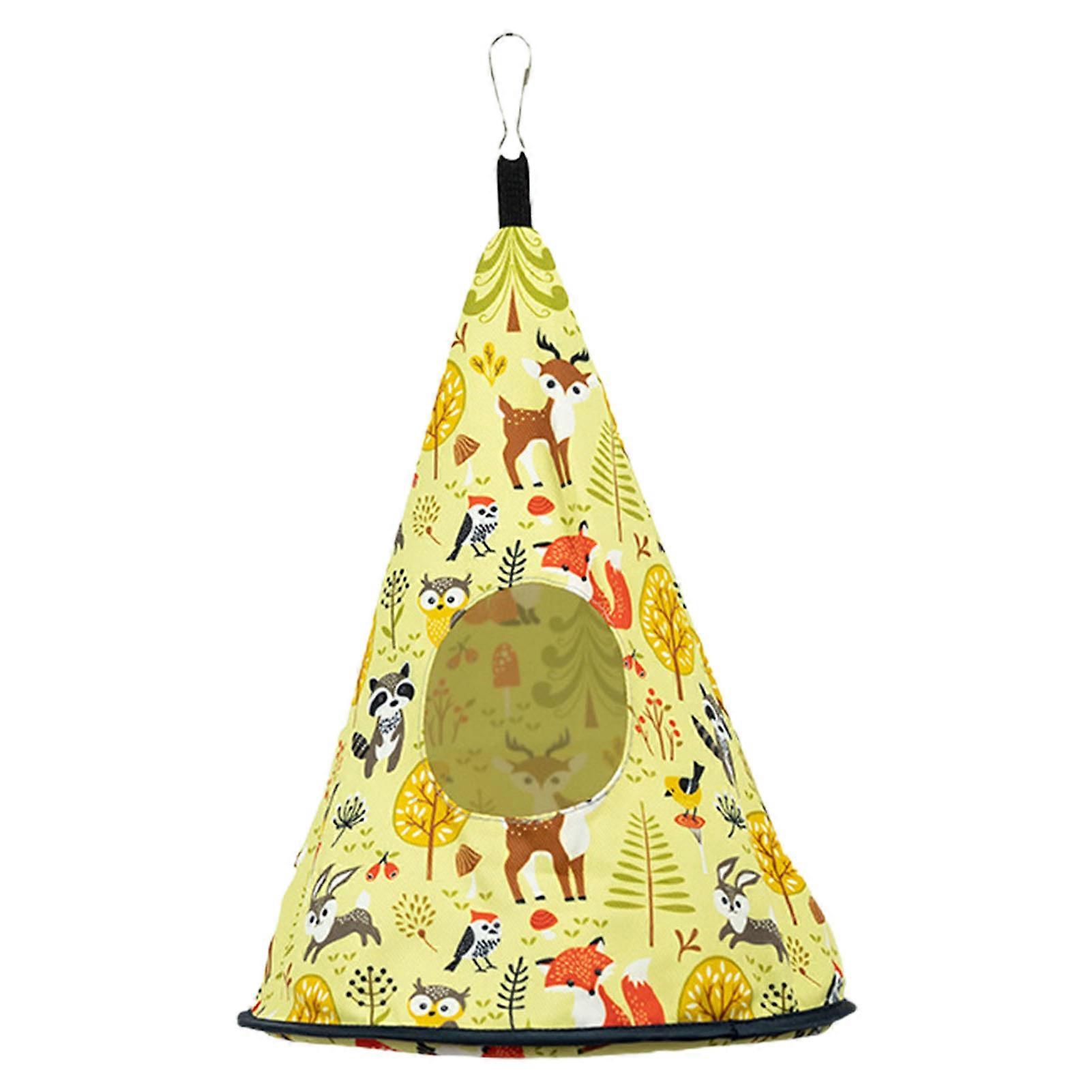 Bird Hanging Nest with Hook Large Opening Strong Load-bearing Resting Safe Budgie Parakeet Bird Hammock Bird Supplies