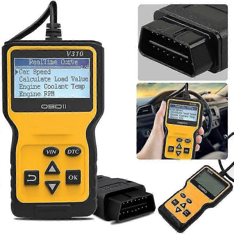 Exquisite V310 Obd Code Reader Obd2 Scanner Car Check Engine Fault Diagnostic Tool Automotive Scanner Multi Language Live Data Read Vin