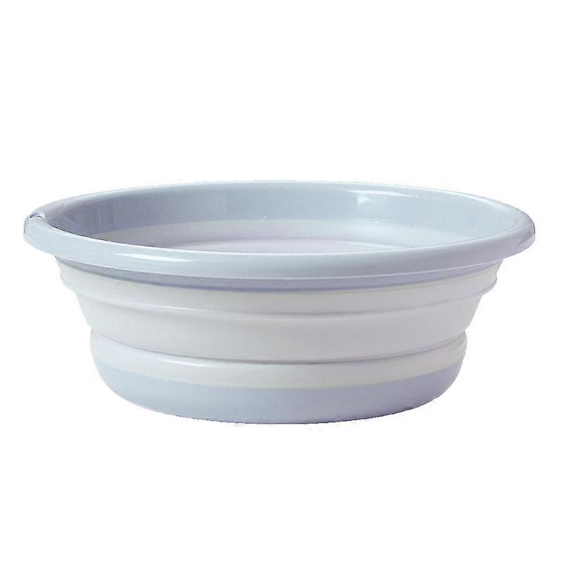 Portable Foldable Washbasin Round Bathroom Washbasin for Laundry Camping Travel