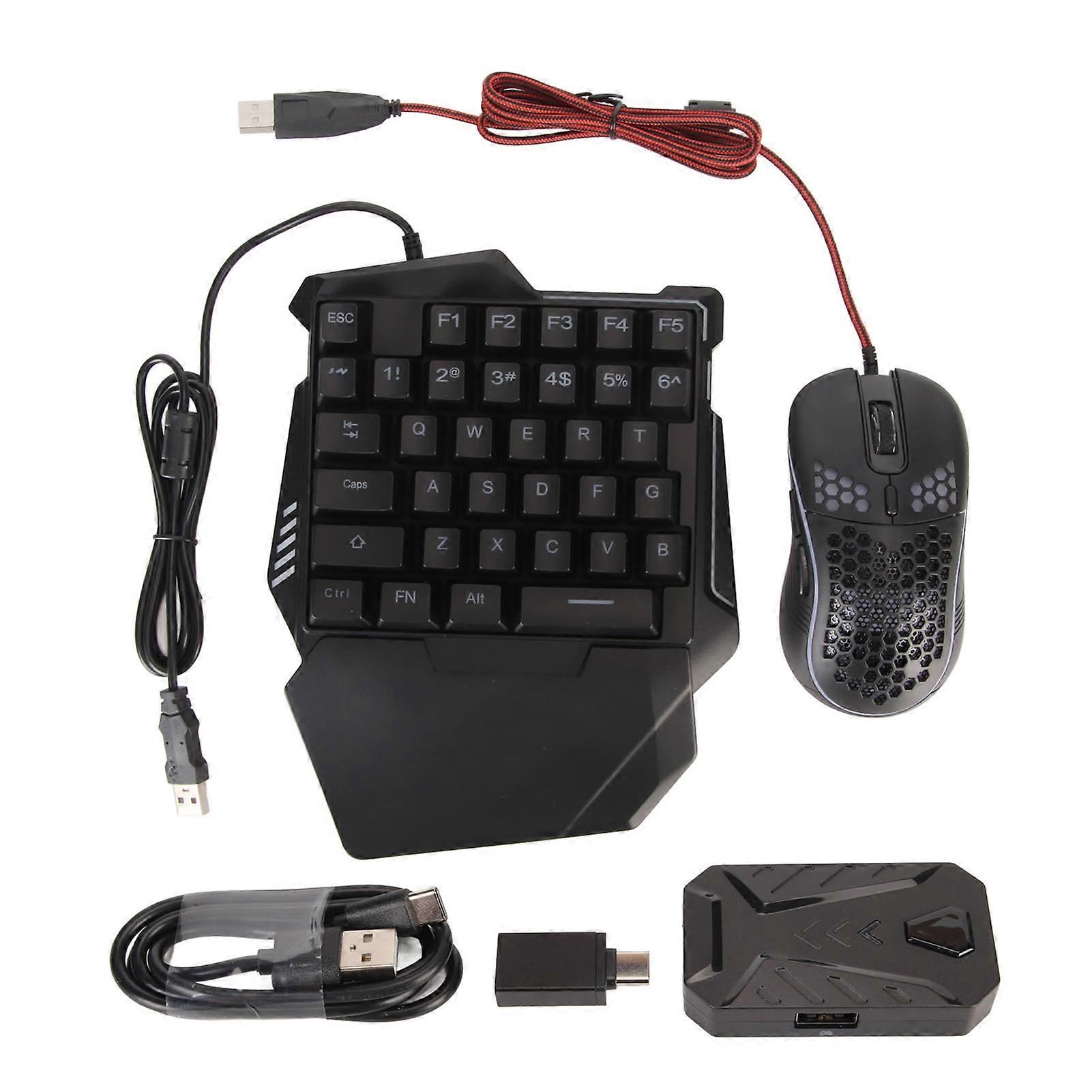 Keyboard Converter Set Silent Design Plug and Play Gaming Clavier et Souris Convertisseur pour PS4 pour XboxONE pour Switch