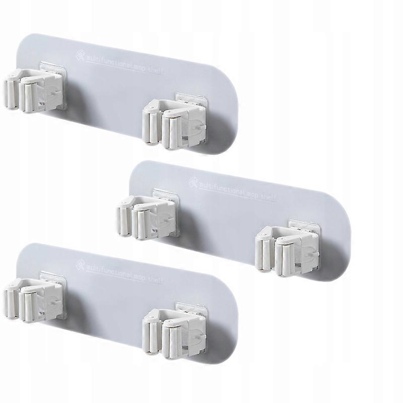 3 X Broom Mop Broom Grabie Hanger Tools