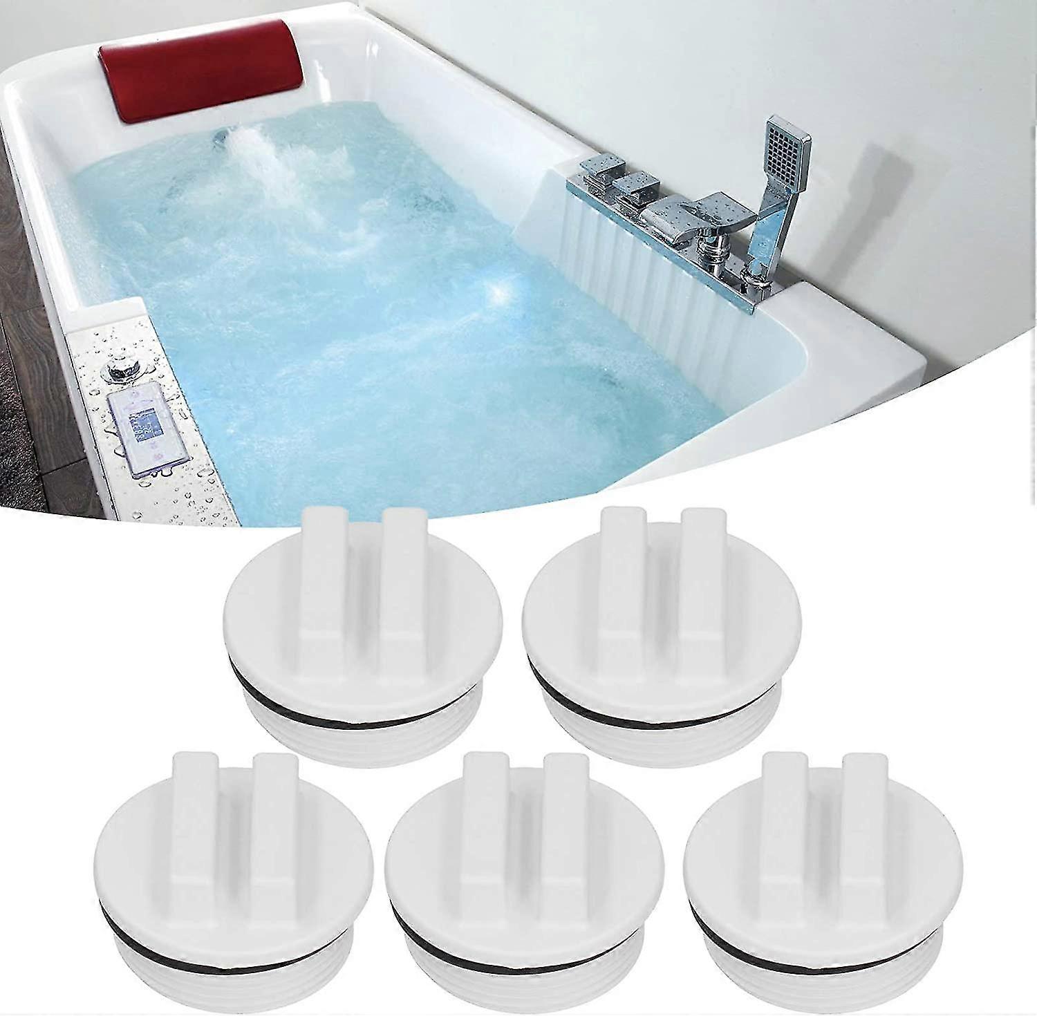 5pcs Winterizing Plug Pool Return Plug 1.5 Inch Threaded Pool Hose Plugs Swimming Pool Spa Return Drain Line