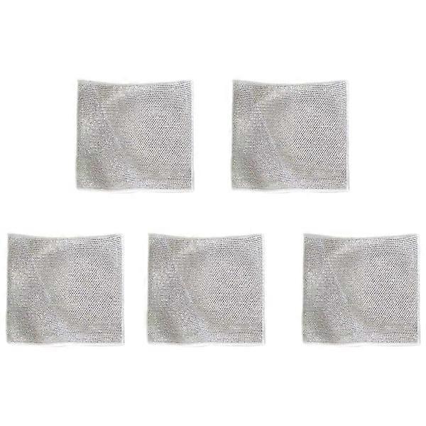 5 steel Multi-Purpose wire dishcloths Powerful cleaning