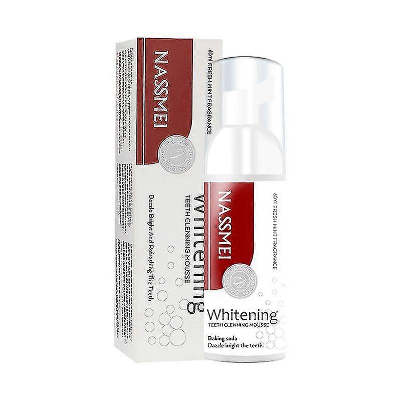 Nassmei Teeth Whitening Mousse Foam Toothpaste Stain Removal Freshen Breath