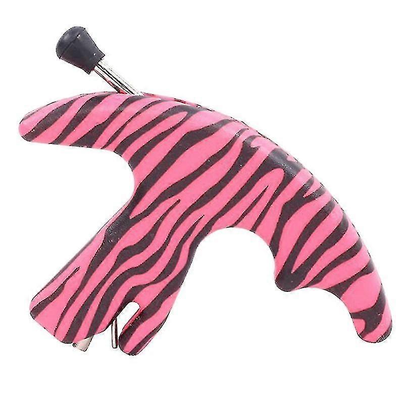 3 Finger Archery Release Aid Grip Pouce Étrier à l’arc composé Outil de chasse