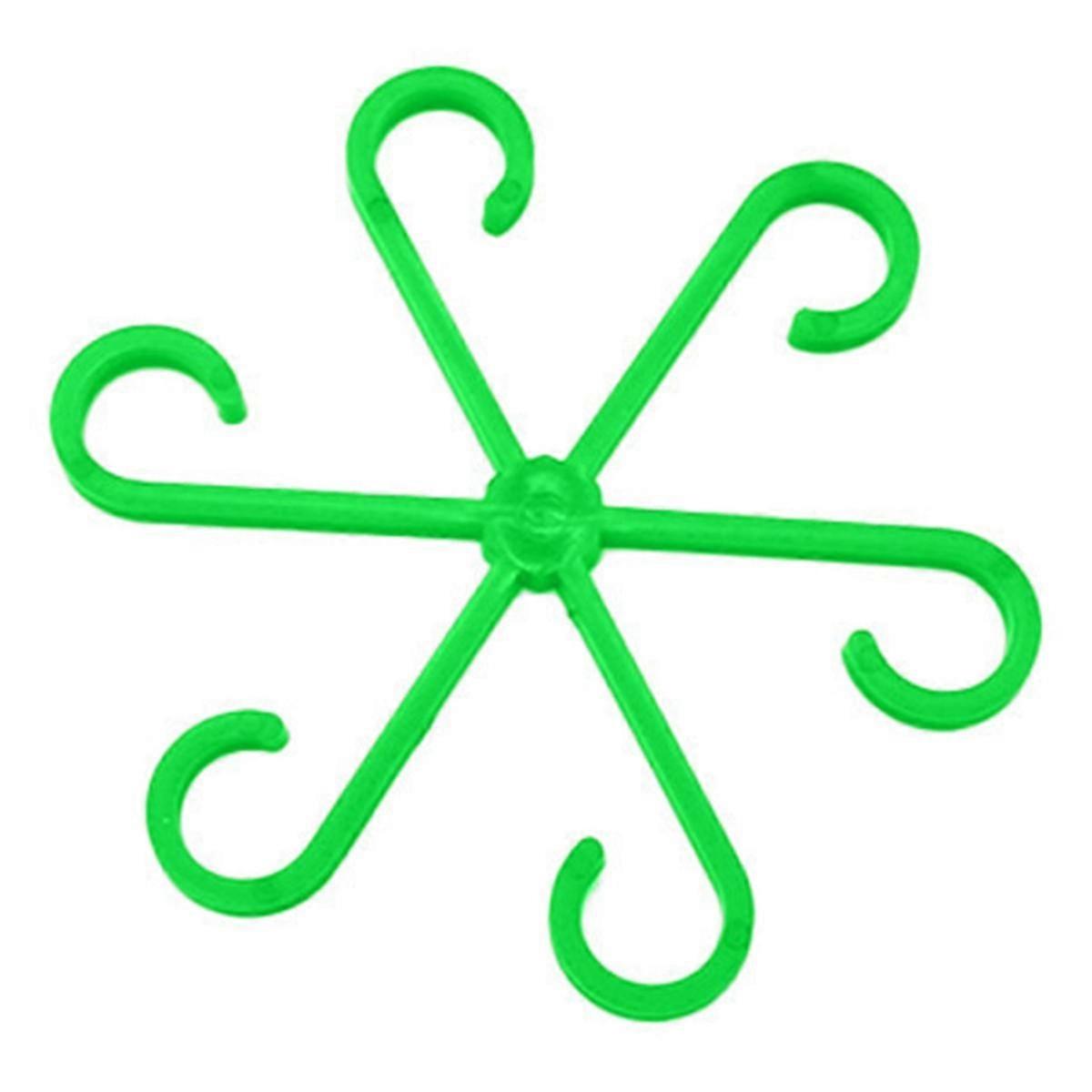 Reusable Plant Stem Folding Frame Gardening Tools Stakeless Vine Stand Plant Stem Support Green