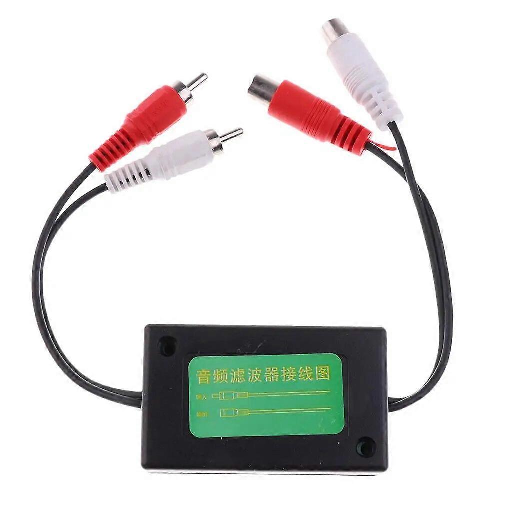 Universal Car RCA Stereo Ground Loop Isolator Filter 2 Channel