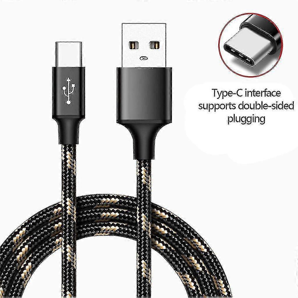 5m Type C Nylon Woven Data Cable Usb C Data Sync Long Fast Charging Wire Cord For Huawei Samsung Galaxy Mobile Phone Device Charger