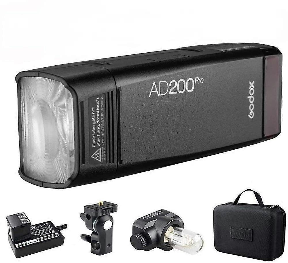 GODOX AD200 /AD200Pro TTL 2.4G HSS 1/8000s Pocket Flash Light Double Head 200Ws with 2900mAh Lithium Battery Strobe