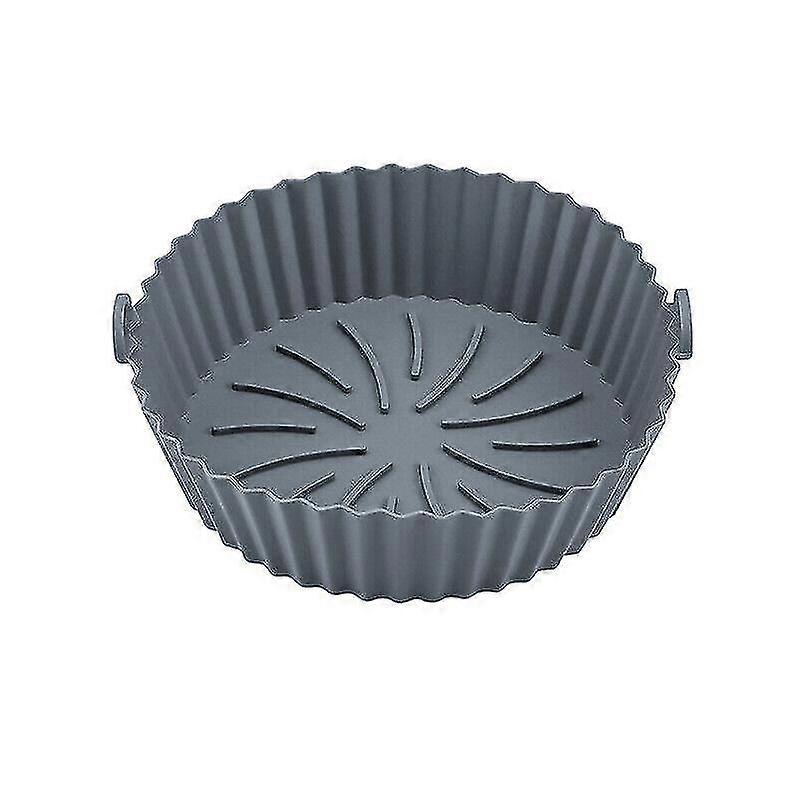 Reusable Air Fryer Silicone Pot With Handle Heat-resistant Liner Basket Pan Padaa