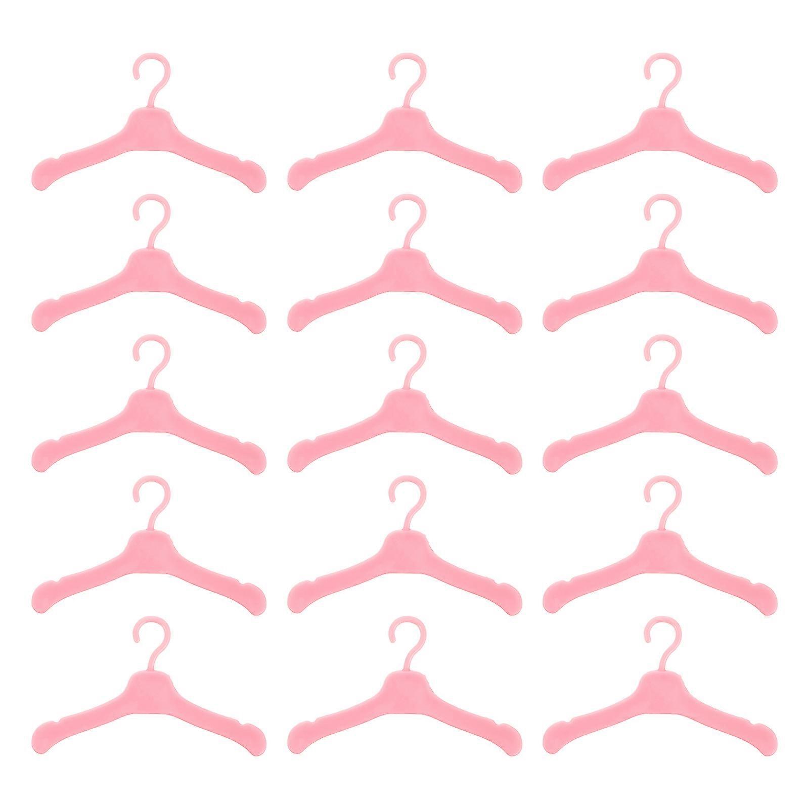 50 stücke Puppe Kleiderbügel Kunststoff Puppe Kleiderbügel Puppe Outfits Racks