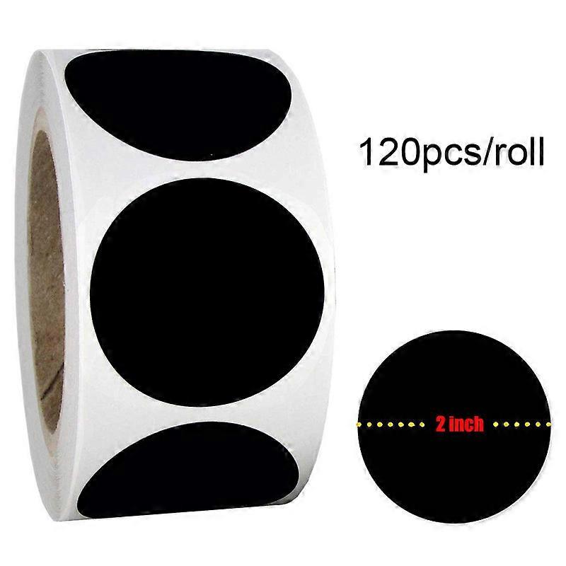 120pcs 2 Inch Round Label Permanent Color Code Dot Stickers