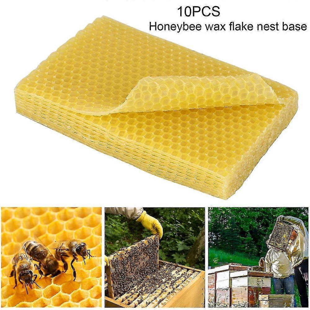 Beeswax Foundation Beehive Wax Frames Base Sheets Bee Comb Honey Frame Beeswax Sheets Beekeeper Equipment MQL