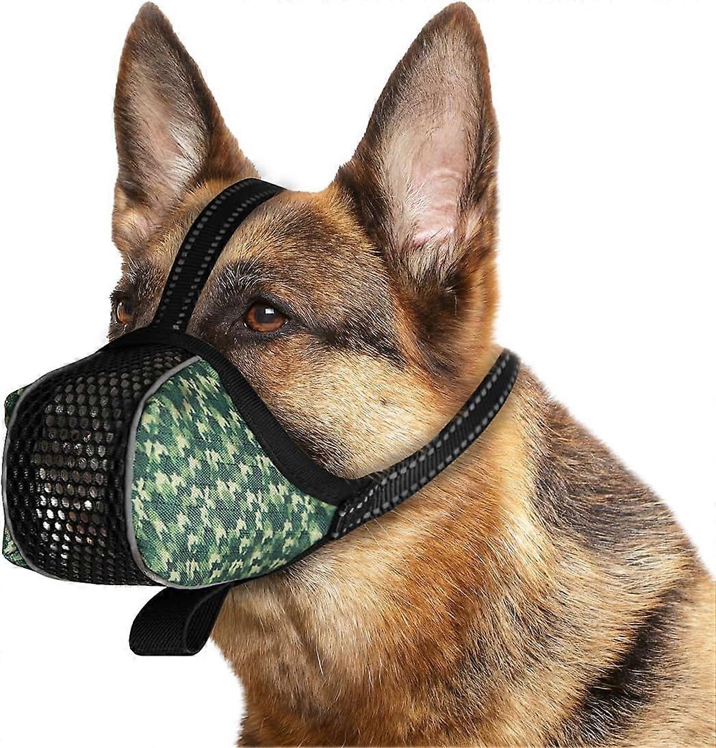 M, Dog muzzle anti-biting, chewing, licking and breathable