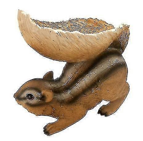 Bird Feeder Animal Squirrel Feeder Resin Craft Decorations