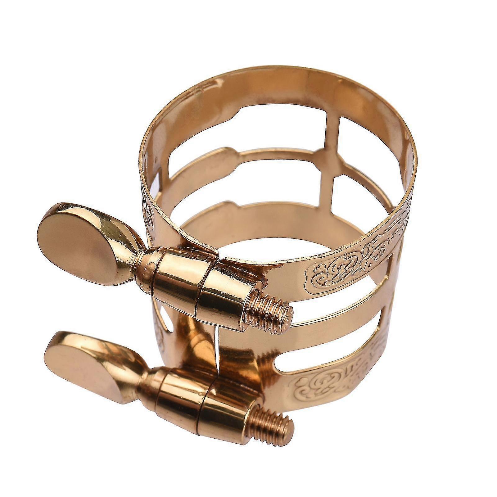 Screw Adjustment Saxophone Ligature Compact Durable Sax Ligature For Alto Saxophone