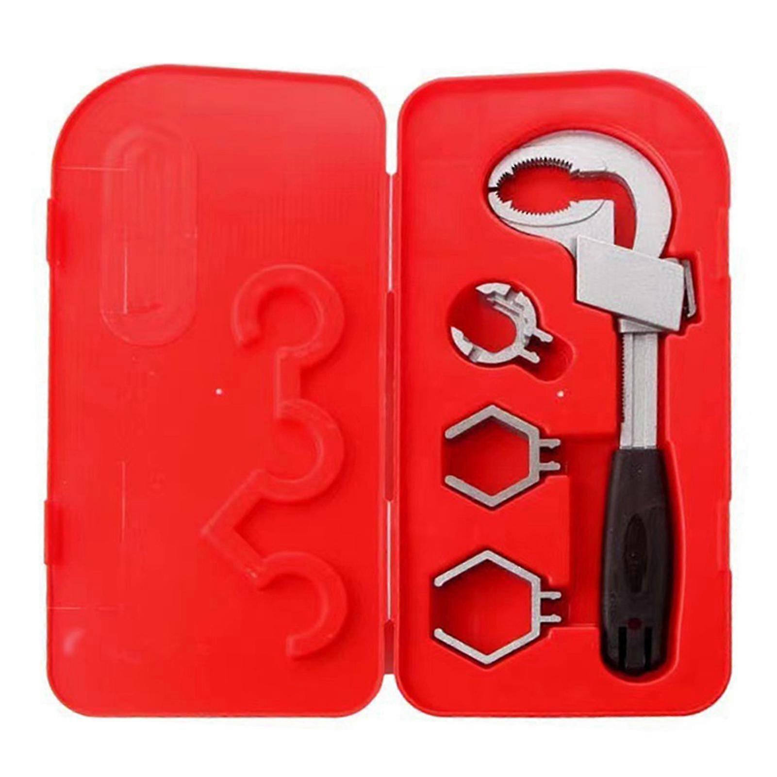 25-80mm Adjustable Hose Sink Wrench - Multifunctional Aluminum Alloy Wrench, Faucet And Drain Pipe Tool