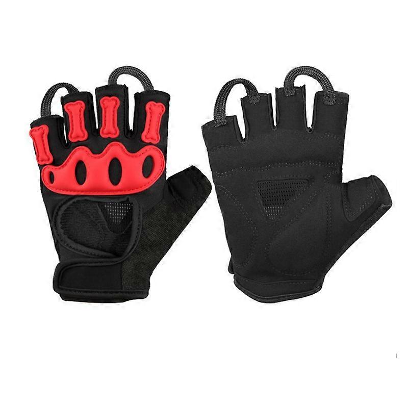 EVAGO Unisex Outdoor Sports Cycling Bike Gloves Padded Half Finger Bicycle Gloves Shock-Absorbing Anti-Slip Breathable Suitable For Road Biking Gloves