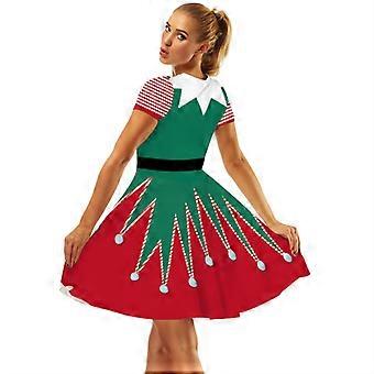 Ugly Christmas Dress for Women Red Green Print Holiday Dresses for Xmas |  Fruugo IL