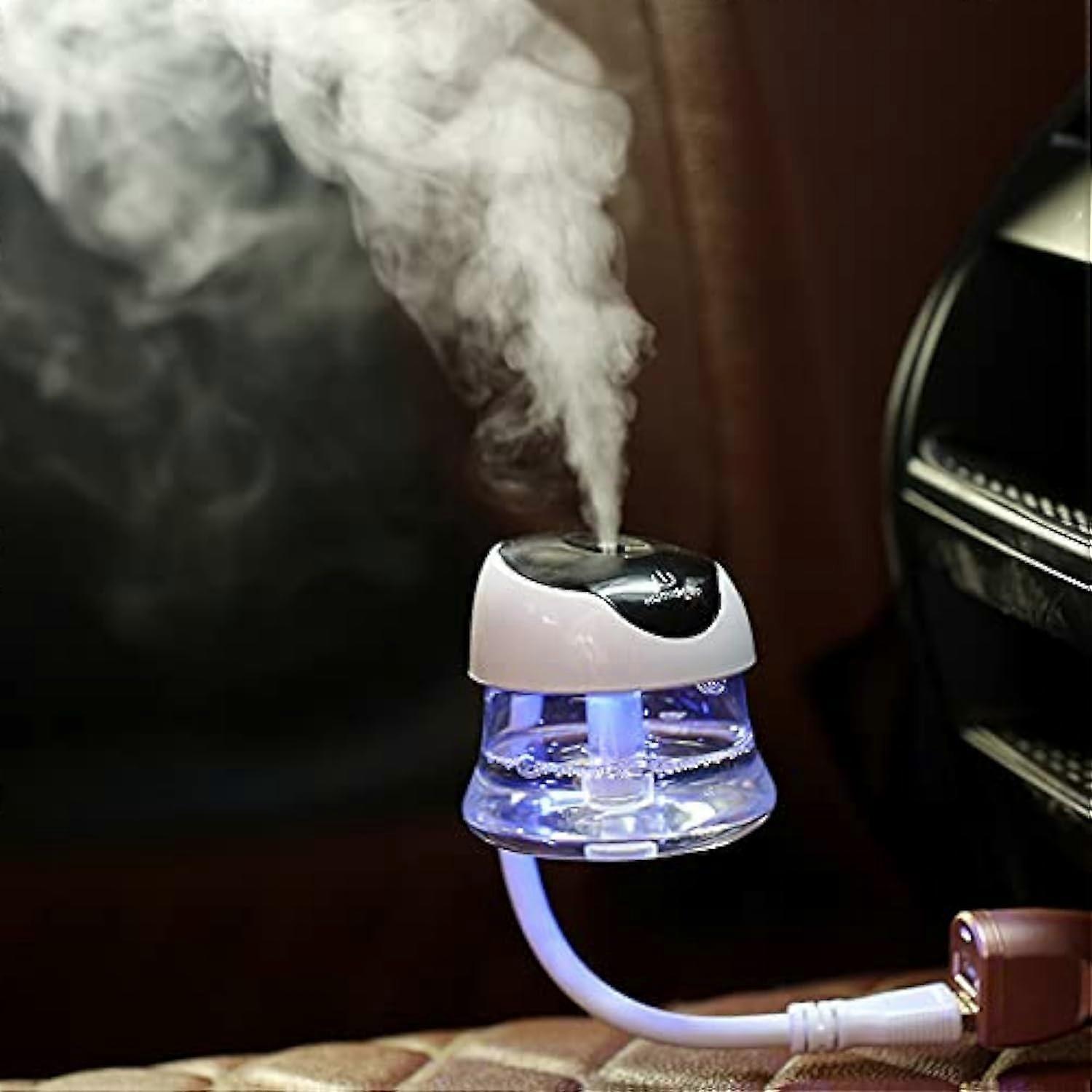 (Black)Car Diffuser Humidifier Aromatherapy Diffuser USB Cool Mist Mini Portable Diffuser for Car Home Office Bedroom Update Version